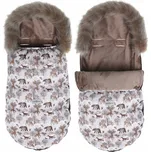 Dětský fusak do kočárku BABYMAM Maxi - Zimní les/cappuccino