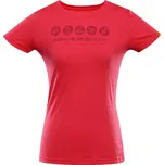 Dámské triko z merino vlny ALPINE PRO WOOLENA 3 růžová L