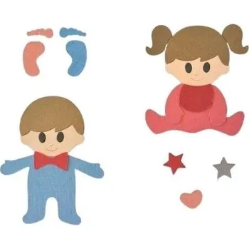 Kancelářská technika Sizzix 662629 Řezací šablona Miminka