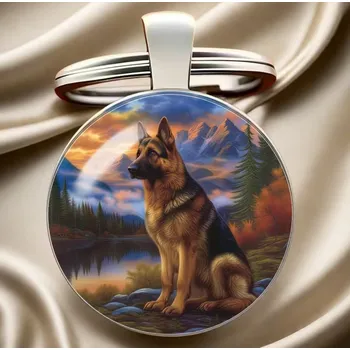 Přívěsek na klíče s německým ovčákem