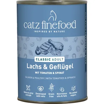 Krmivo pro kočku 24x400 g catz finefood - Losos & drůbeží
