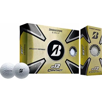 Golfový míček Golfové míčky Bridgestone 2025 e12 Contact White - 3ks velikost OSFA white