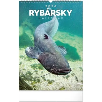 Kalendář Rybársky slovenský nástěnný kalendář pouze do vyprodání 2026 PGN-35738-SK-L Nižší cena pro více kusů!