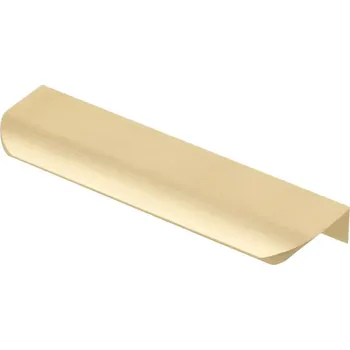 Nábytkové kování 66309 profilová úchytka Hliníková HEXA C=rozteč 96mm světlé brouše (Nábytková úchytka H s roztečí 96 mm. Praktický doplněk do interiéru.)