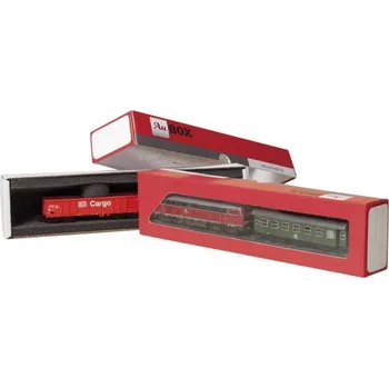 Modelová železnice Auhagen 99305 lokomotiva, vagon úložný box 10 ks
