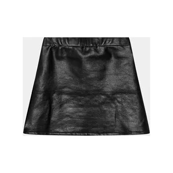 Dámská sukně Calvin Klein Jeans Sukně z imitace kůže Spacer IG0IG02295 Černá Regular Fit 14Y