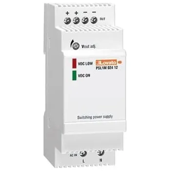 spínaný zdroj Lovato Spínaný napájecí zdroj Napájecí zdroj na lištu DIN, výstup: 12V dc, 2A, vstupní: 240V ac,24W