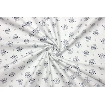 Bavlněné plátno - Krojový květinový vzor