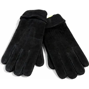 Rukavice xcena Rukavice pánské kožené s bavlnou Velikost: XL