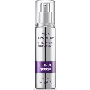 Pleťové sérum Missha – Time Revolution Retinol 1000 Spicule Serum – Anti-age pleťové sérum s retinolem – 50 ml