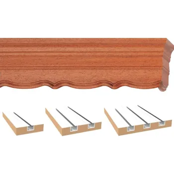 Garnýž URBÁNEK Garnýže Vela s plastovou drážkou - na míru | 1 cm