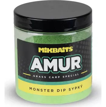 Návnadové aroma Mikbaits Sypký Dip Amur Monster 100 g