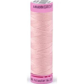 Nit Polyesterové nitě návin 100 m Aspo Amann, střední, 5096 Veiled Rose