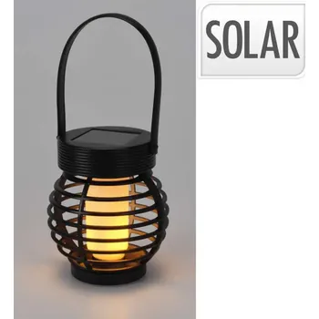 Venkovní osvětlení Progarden SOLÁRNÍ ZAHRADNÍ LAMPA ČERNÁ LED Nové