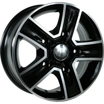 Alu kolo Alu kola Racing Line BK473, 15x6.5 5x160 ET58, černá + leštění (zátěžová)