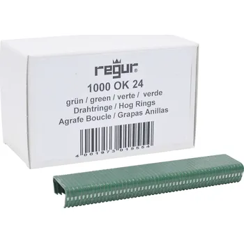 Spona do sešívačky Regur 60719 Drátové kroužky 1000 ks Rozměry (d x š) 10 mm x 100 mm