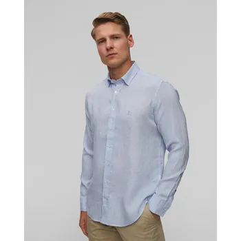 Pánská košile Lněná Pánská Košile Bogner Timi Ve Světle Modré Barvě 58842973-331