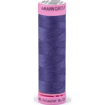 Nit Polyesterové nitě návin 100 m Aspo Amann, střední, 1085 Heliotrope