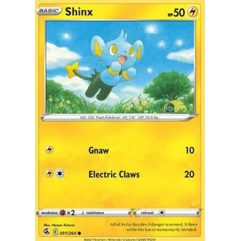 Volný čas Pokémon FST 091/264 Shinx - Fusion Strike Stav: Near Mint, Verze: REVERSE HOLO