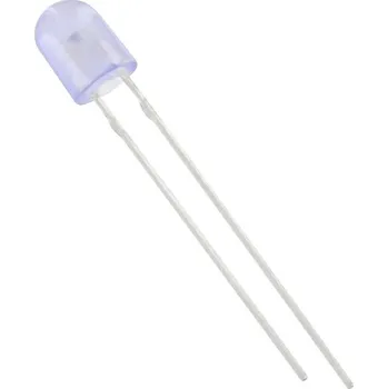 Polovodič TRU COMPONENTS 1577497 LED s vývody modrá oválný 5 mm 1250 mcd 110 °, 50 ° 20 mA