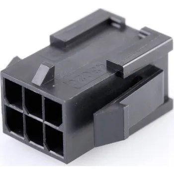 Elektrický konektor Molex zásuvkový konektor na kabel 6, rozteč 3 mm, 430200600, 1 ks Bag