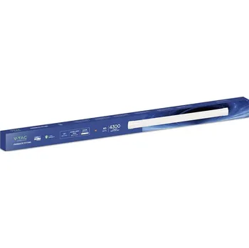 LED trubice V-TAC SMD LED Energetická třída (EEK2021): F (A - G) LED 40 W = 4300 W teplá bílá (Ø x v) 1166 mm x 24 mm 1 ks