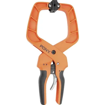 Truhlářská svěrka Ráčnová upínací svěrka 100 MM JORGENSEN 2465022 Rozpětí (max.):100 mm Vnější délka: 245 mm Délka vyložení:100 mm