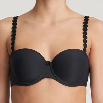 Dámské spodní prádlo Marie Jo - Tom podprsenka vyztužená s odepínacími ramínky charcoal 85B 0120828