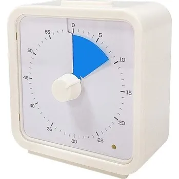 Kuchyňská minutka Časovač pro vaření 8,7 x 8,7 x 4,2 cm Plastový kuchyňský nástroj pro přesné měření času modrá