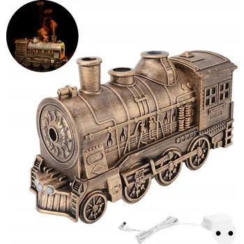 Zvlhčovač vzduchu MLHOVÝ ZVLHČOVAČ VZDUCHU S DIFUZÉREM ÉTERICKÝCH OLEJŮ, PARNÍ LOKOMOTIVOU A SVĚTLEM