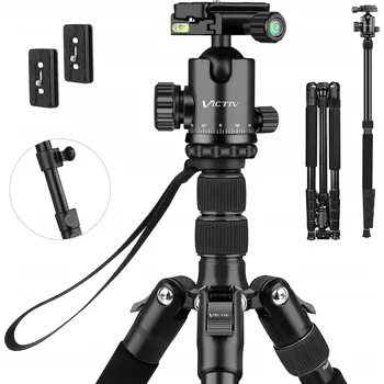 Stativ STATIV PRO FOTOAPARÁT, SMARTPHONE, PŘENOSNÝ TRIPOD, HLINÍKOVÝ, KOMPAKTNÍ