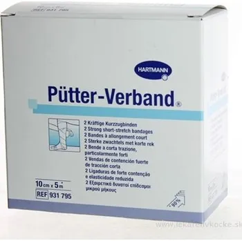 Paul Hartmann AG PŰTTER-VERBAND obinadlo elastické krátkotažné (10cmx5m) 1ks