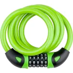 Zámek spirála kódový PRO-T M12 x 120cm | GREEN