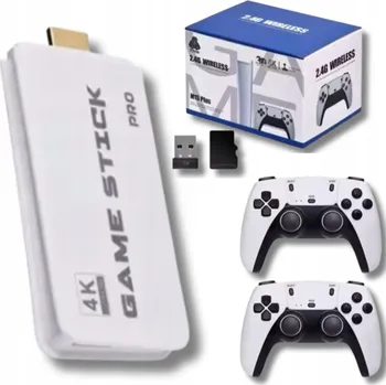 Herní konzole MULTIMEDIÁLNÍ RETRO HERNÍ KONZOLE M15 PRO HDMI 20000 HER 2 OVLADAČE 64GB KARTA