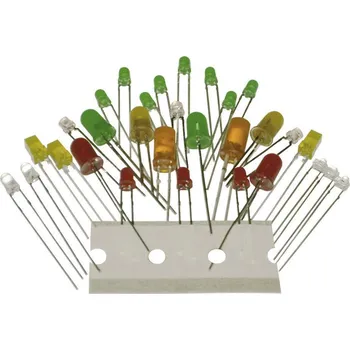 Polovodič Kemo S036 sada LED červená, zelená, žlutá