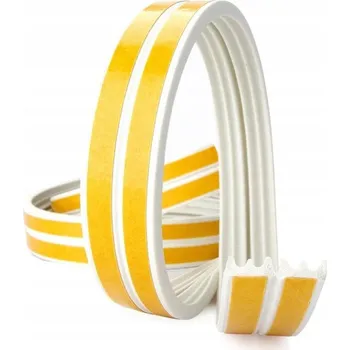 Těsnění do okna a dveří Samolepicí těsnění Handtech profil E bílé 10 m