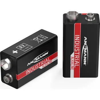 Článková baterie Ansmann Industrial baterie 9 V alkalicko-manganová 9 V 10 ks