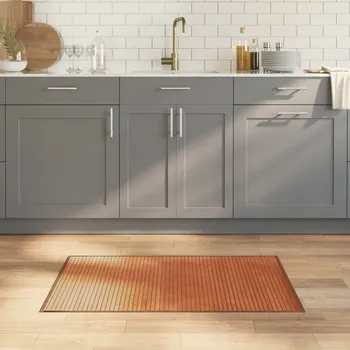 Koberec vidaXL Koberec obdélníkový 60 x 100 cm bambus [376832] Barva: Hnědá