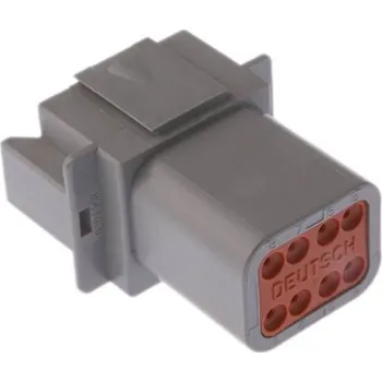 Elektrický konektor Automobilový konektor, počet kontaktů: 8 barva Šedá, Samice, řada: DT, 13A, počet řad: 2