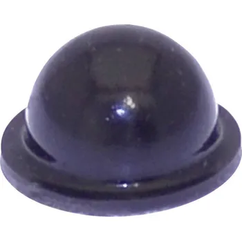 TOOLCRAFT PD2055SW podstavná nožka přístrojová samolepicí, kulatá černá (Ø x v) 9.6 mm x 5.4 mm 1 ks