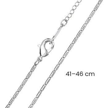 Řetízek Bižuterní řetízek plochá očka 52020