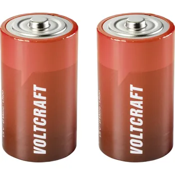 Článková baterie VOLTCRAFT LR20 baterie velké mono D alkalicko-manganová 18000 mAh 1.5 V 2 ks