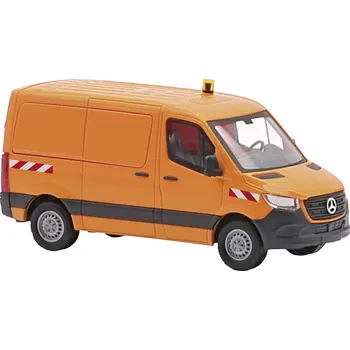 Modelová železnice Busch 53407 H0 model osobního automobilu Mercedes Benz Sprinter krátký rozvor/plochá střecha, dopravní absorbent