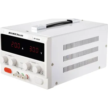 Laboratorní zdroj s nastavitelným napětím Basetech BT-3020, 0 - 30 V/DC, 0 - 20 A, 600 W, Počet výstupů: 1 x