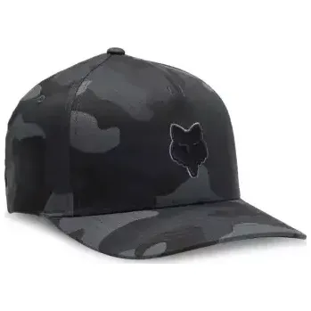Pokrývka hlavy Fox Head Flexfit kšiltovka Camo Black vel. S/M
