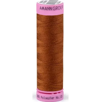 Nit Polyesterové nitě návin 100 m Aspo Amann, střední, 0163 Bombay Brown