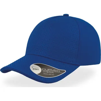 Pracovní přilba Atlantis Headwear Kšiltovka Gear, 5 panelová, baseballová COT33016505099-royal Modrá královská UNI