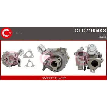 Turbodmychadlo Dmychadlo, plnění CASCO CTC71004KS