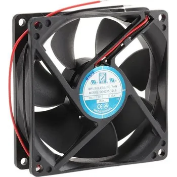 Měnič napětí Axiální ventilátor DC 92.5 x 92.5 x 25mm 49.3m³/h 1.6W 12 V DC