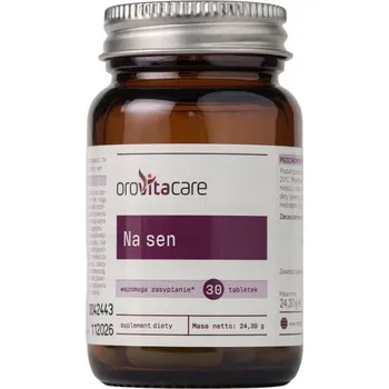 Přípravek na podporu paměti a spánku Orovitacare Na spánek 30 tablet ZKLIDŇUJÍCÍ SPÁNEK